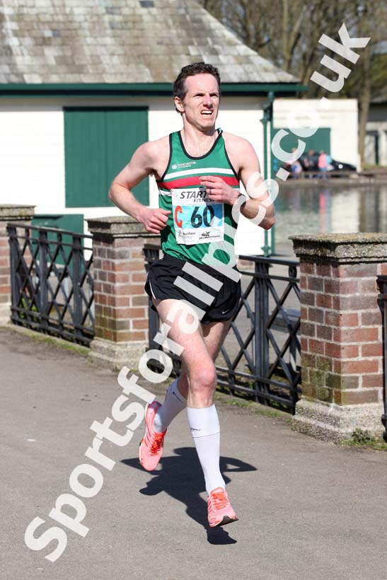 Mens Northern 12 Stage Road Relay, Stanley Park, Blackpool. Photo: David T. Hewitson/Sports for All Pics